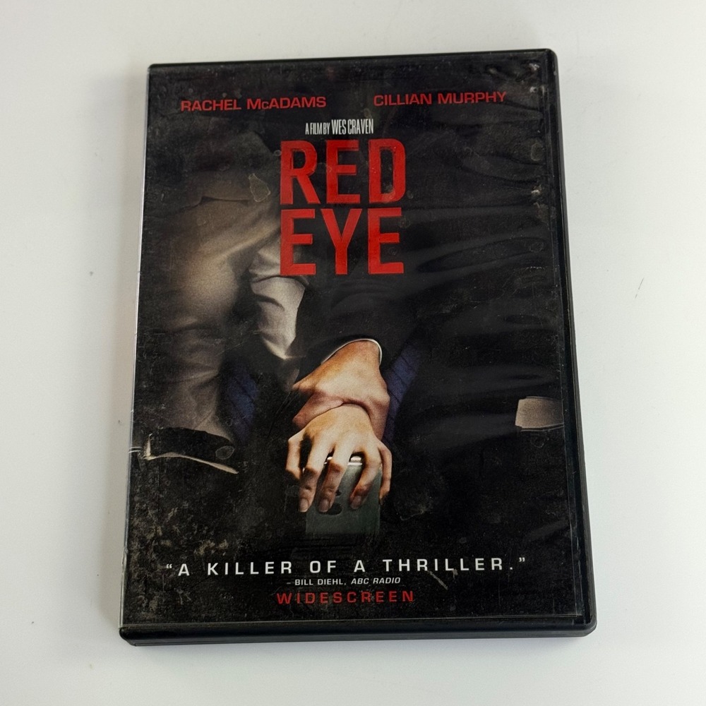 Red Eye DVD 2005 Wes Craven Thriller Rachel McAdams Cillian Murphy Widescreen